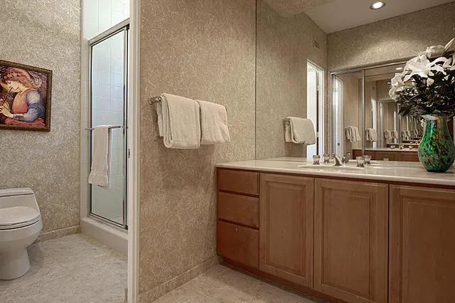 a view of a back yard of the house