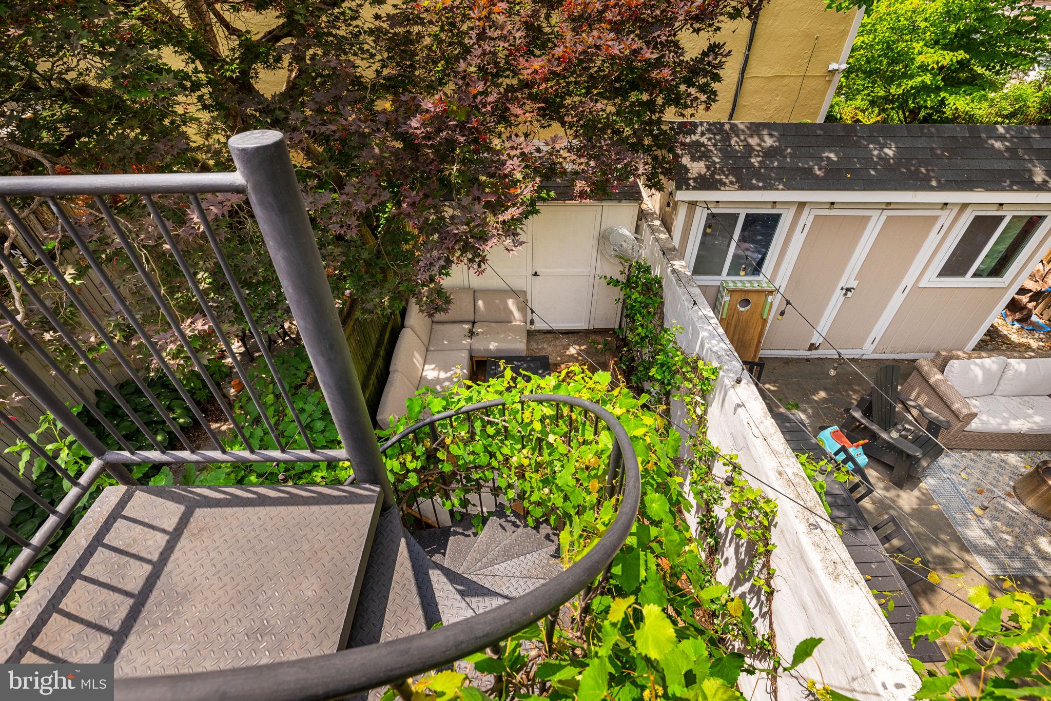 331 11th Street Southeast Washington, DC 20003 - Photo 31 of 32 Stairway to Patio