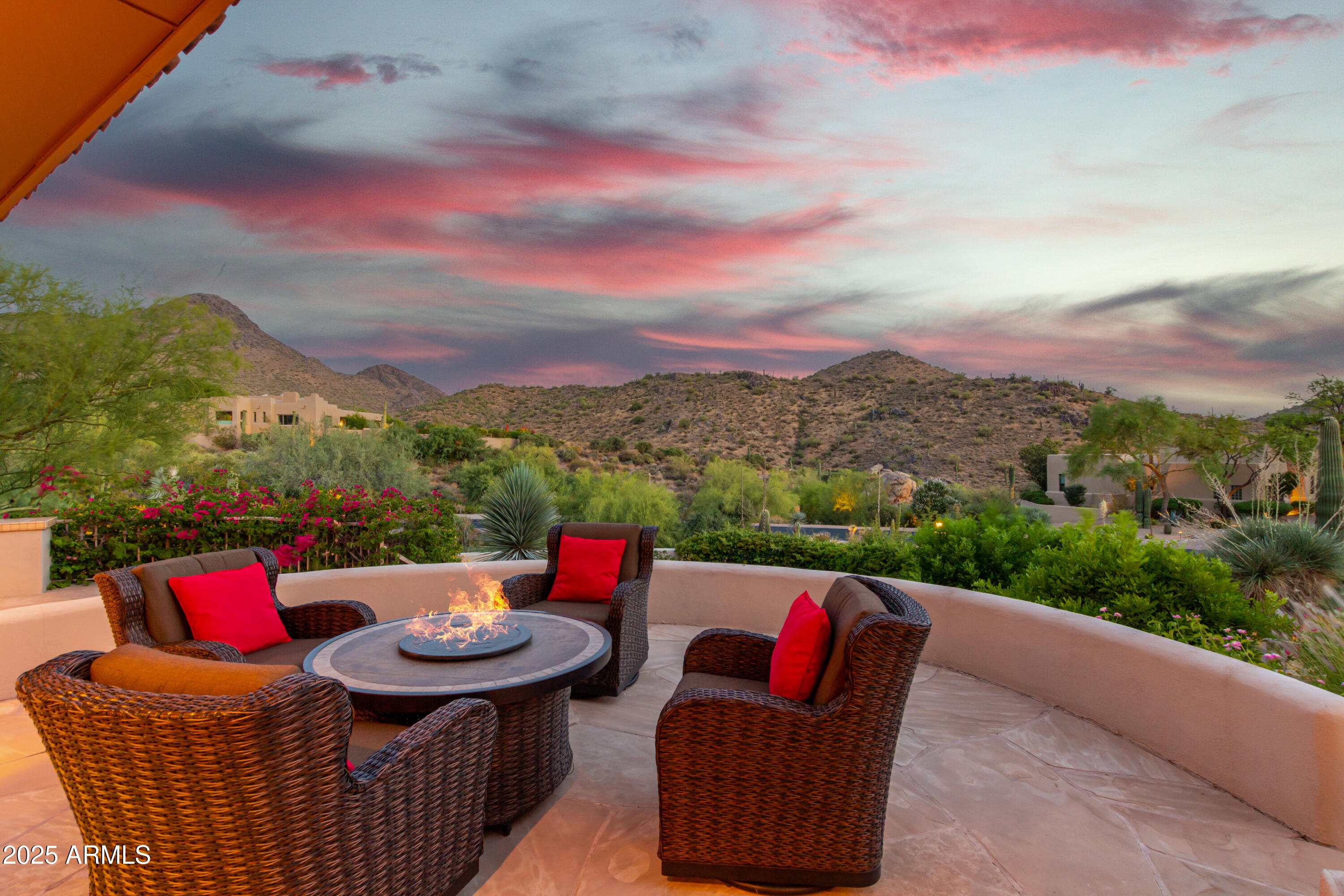 10801 East Happy Valley Road, Unit 133 Scottsdale, AZ 85255 - Photo 52 of 75 a view of a terrace with a table and chairs
