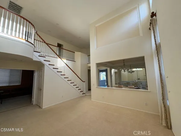 a view of an entryway of a house