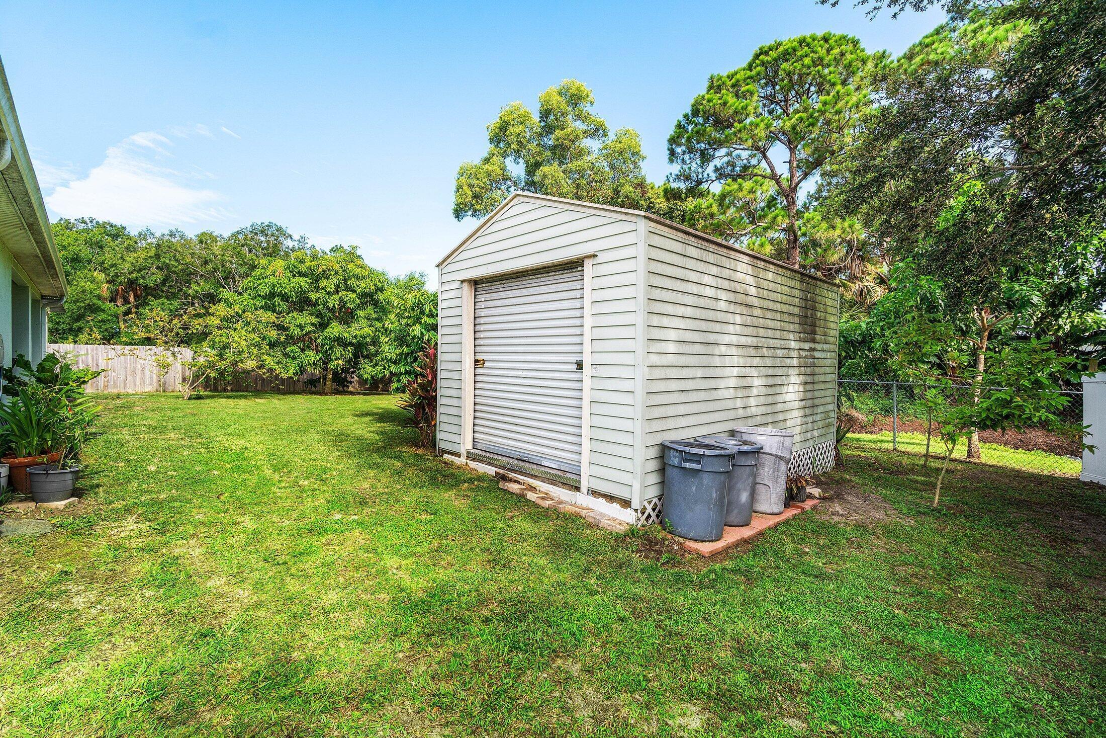 1629 Southwest Fortune Road Port St. Lucie, FL 34953 - Photo 35 of 35 Shed 10X16