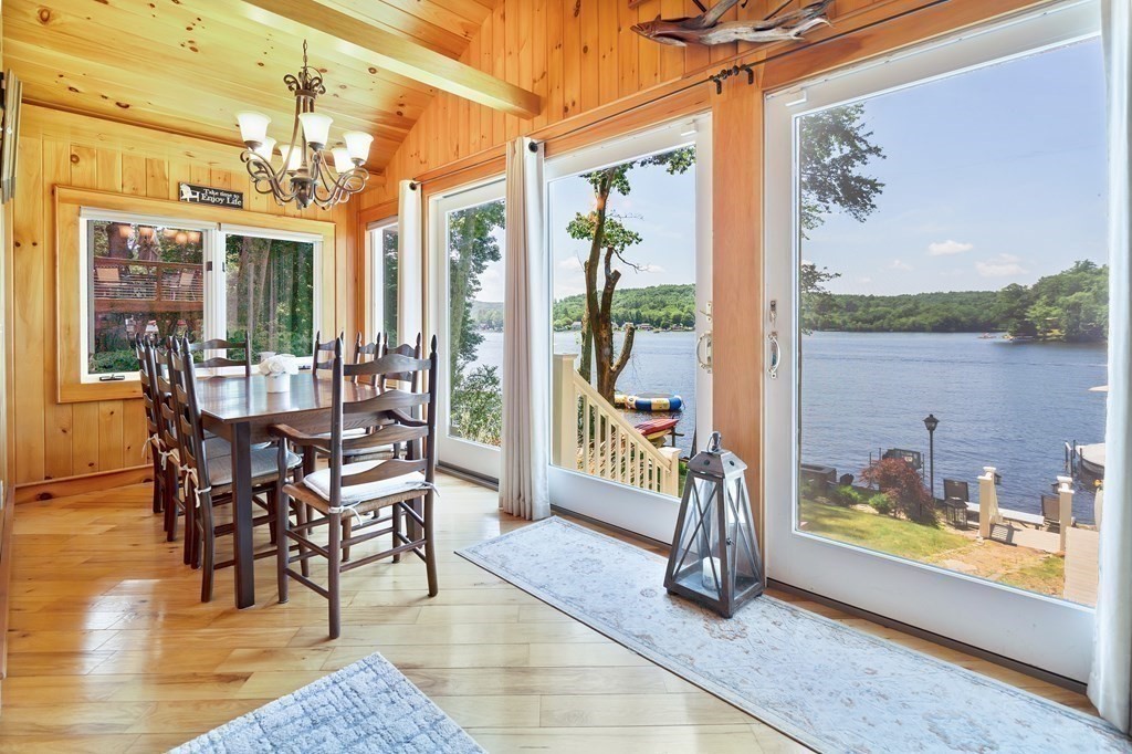 40 Over The Top Road Holland, MA 01521 - Photo 10 of 41 a view of a dining room with furniture window and outside view
