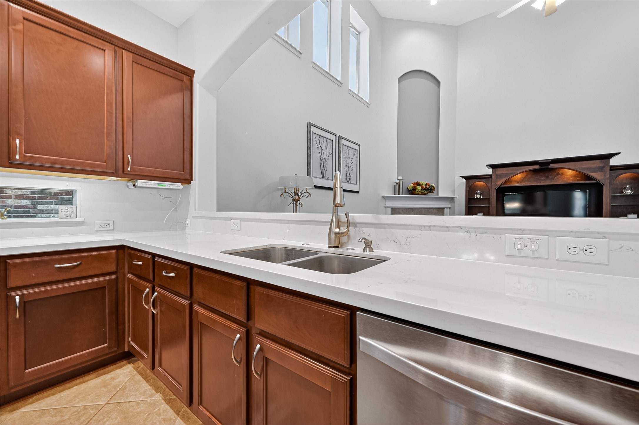 24914 Hazel Ranch Drive Katy, TX 77494 - Photo 19 of 45 a kitchen with stainless steel appliances granite countertop a sink and a microwave