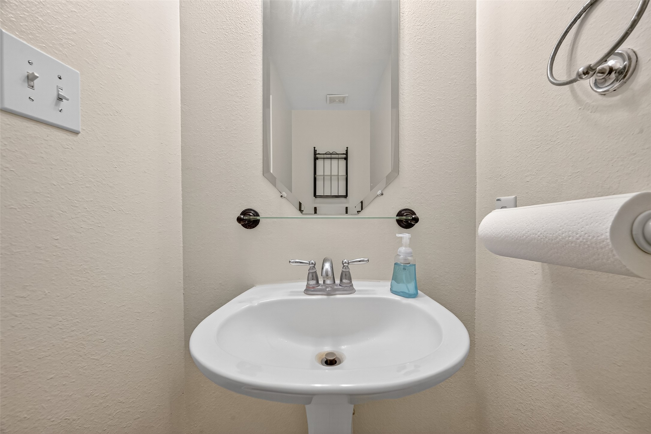 24914 Hazel Ranch Drive Katy, TX 77494 - Photo 23 of 45 a bathroom with a sink and mirror