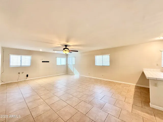 a view of a livingroom with a furniture