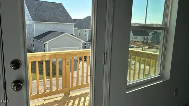 a view of front door