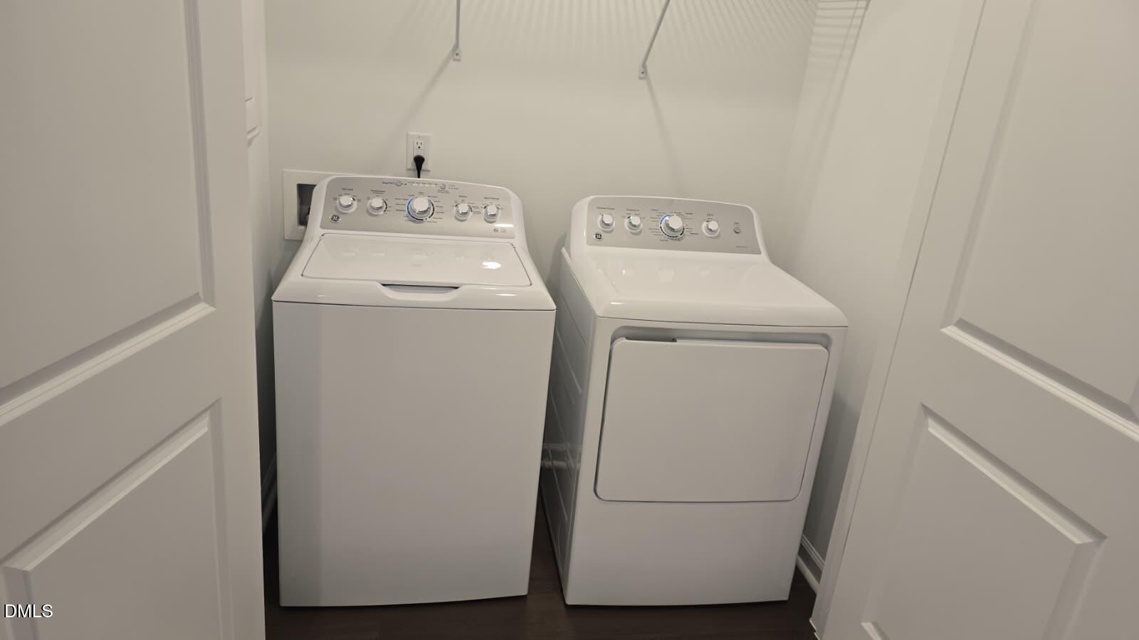 1443 Jay Road Knightdale, NC 27545 - Photo 38 of 46 a utility room with dryer and washer