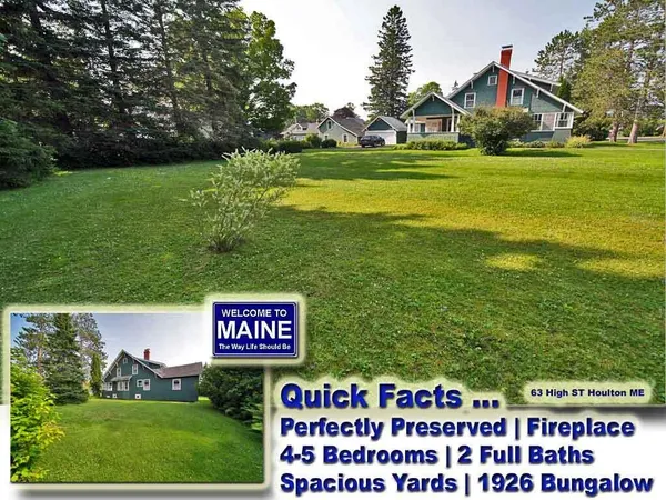 $259,500 | 63 High Street, Houlton, ME 04730