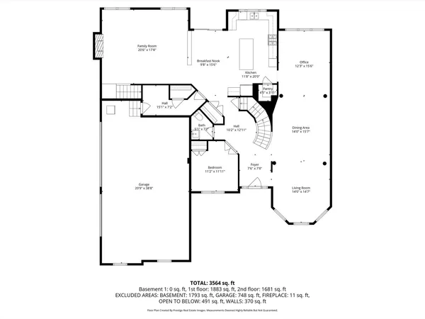 a picture of floor plan