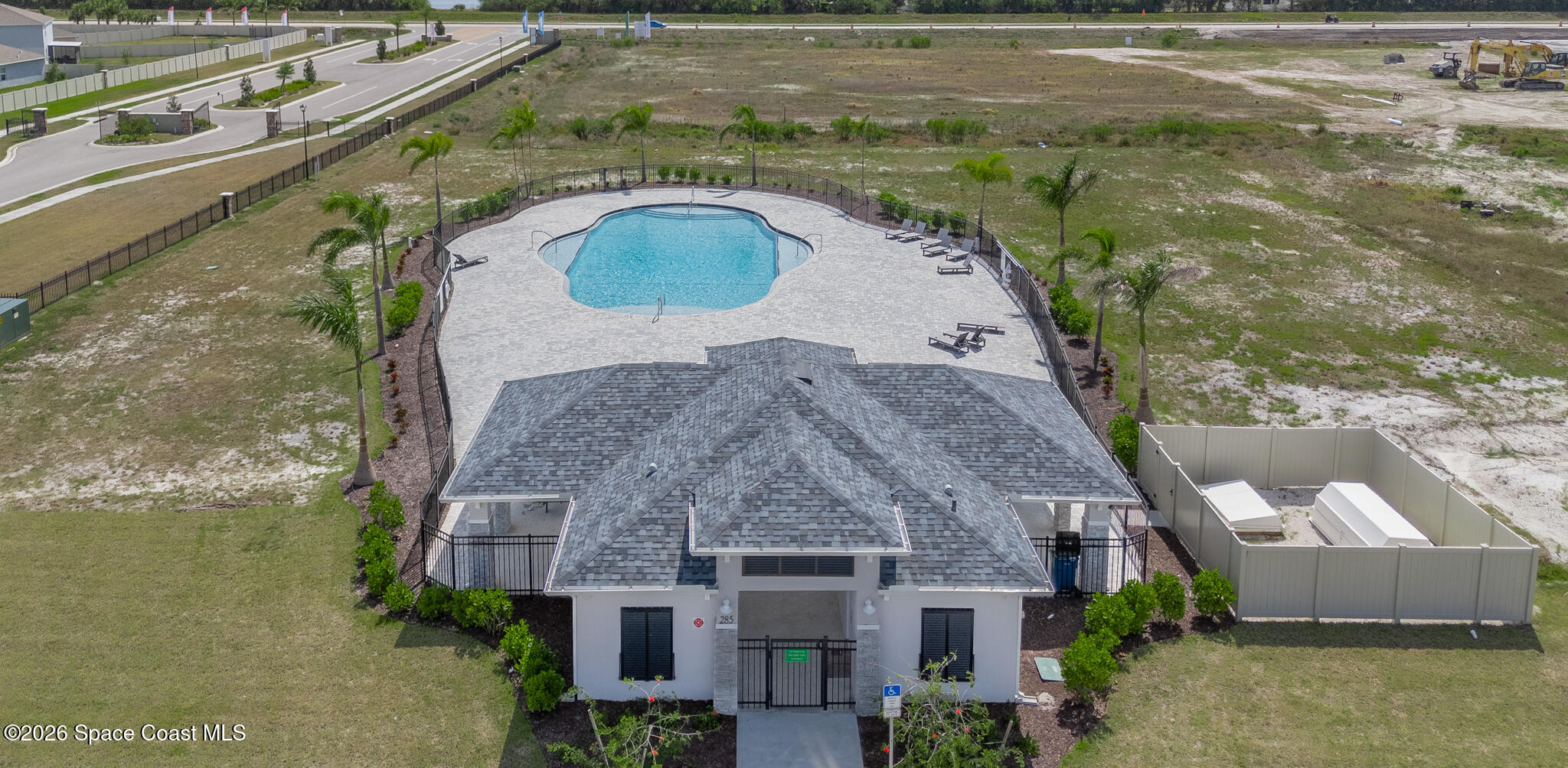 2792 Pinwherry Street Palm Bay, FL 32907 - Photo 18 of 19 an aerial view of a house with a yard and lake view