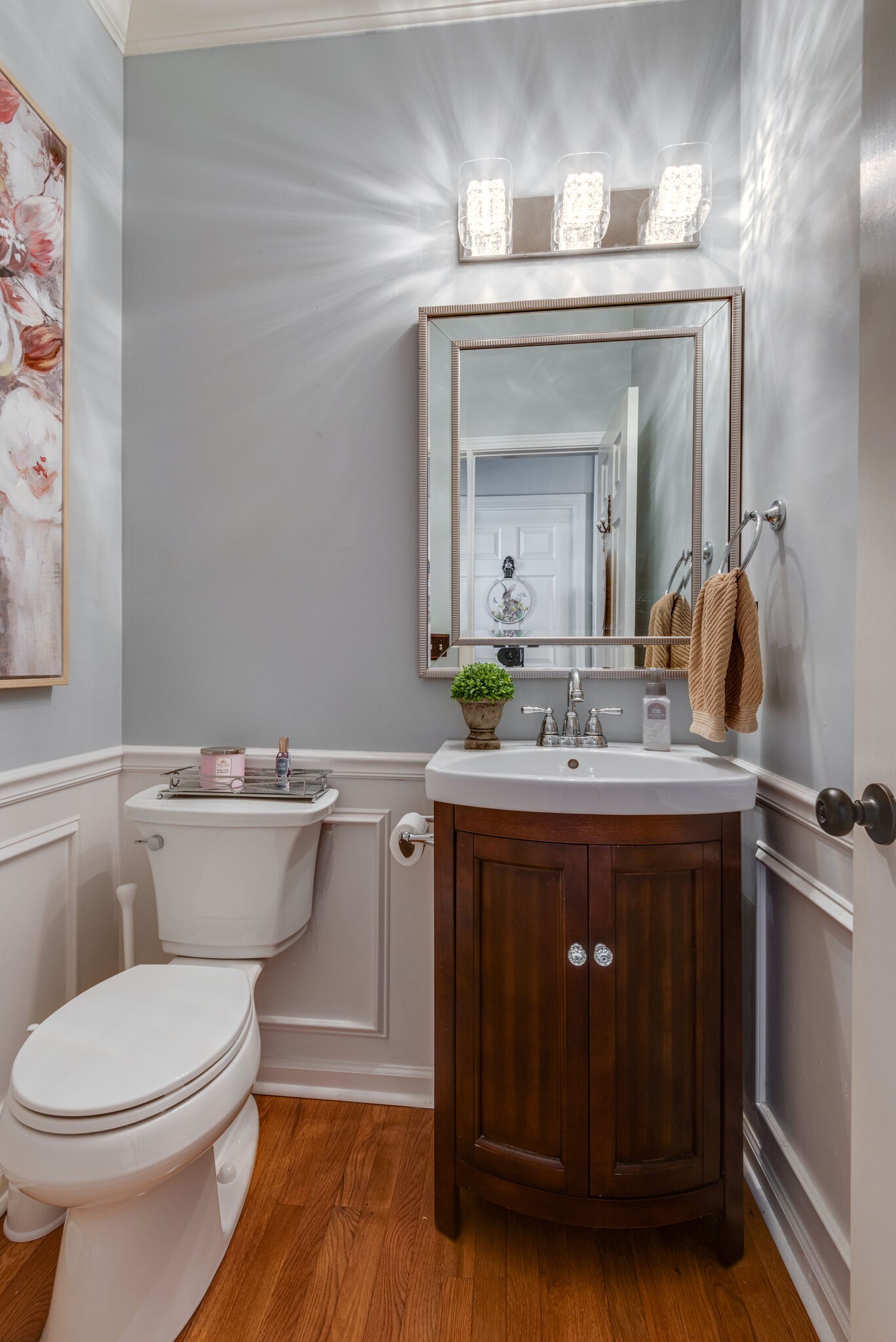 111 Meadowood Loop Burns, TN 37029 - Photo 21 of 73 a bathroom with a sink vanity and toilet