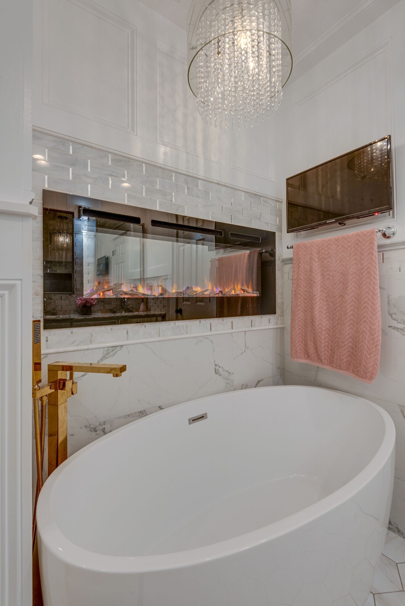 111 Meadowood Loop Burns, TN 37029 - Photo 38 of 73 a white bath tub sitting in a kitchen