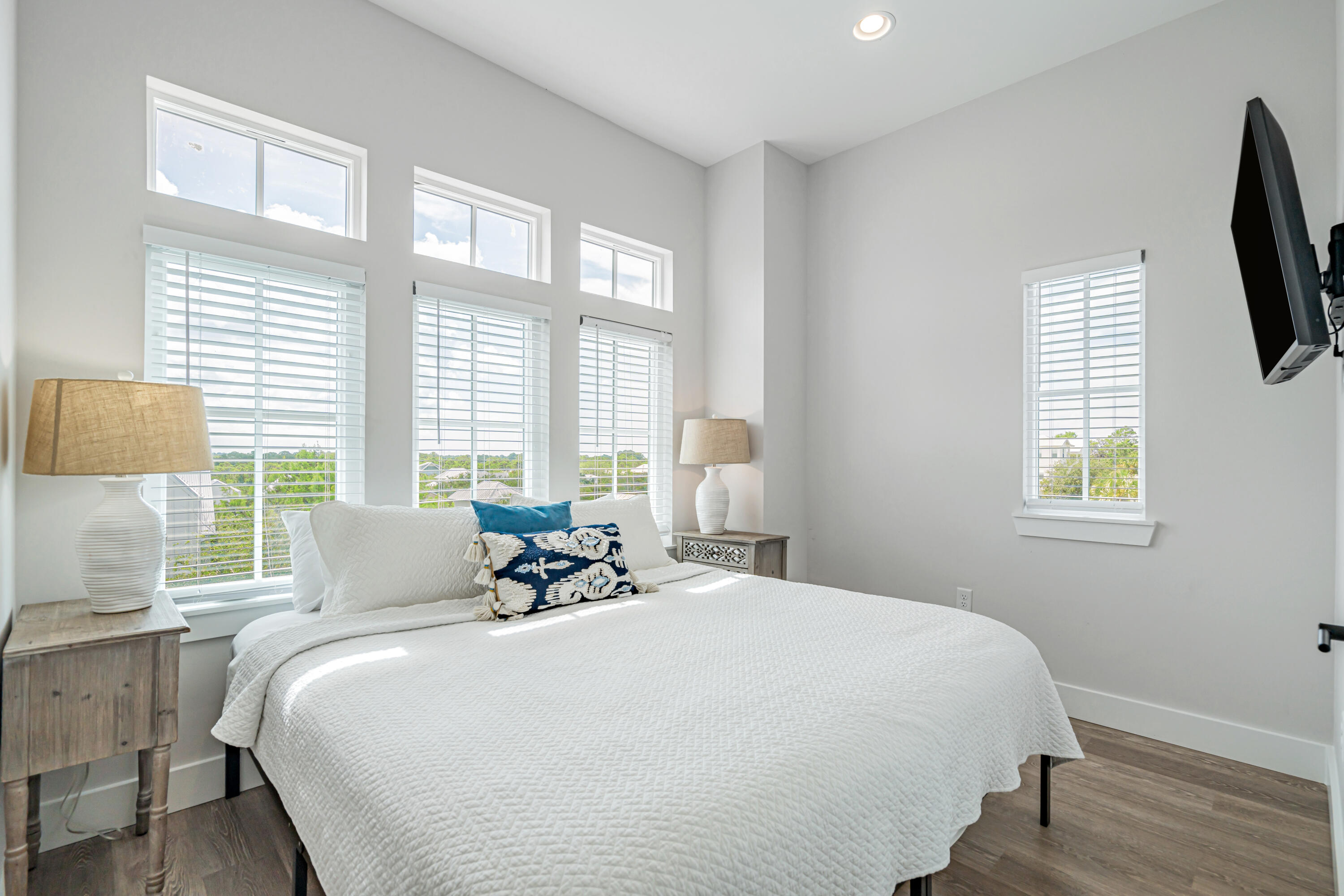 41 Abbie Road Santa Rosa Beach, FL 32459 - Photo 15 of 38 a bed sitting in a bedroom next to a window
