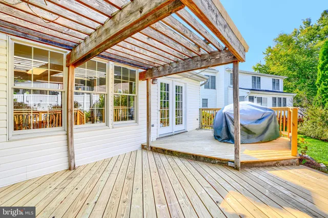 a house view with a seating space
