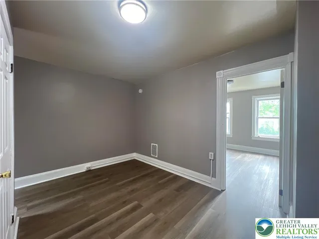 wooden floor in an empty room