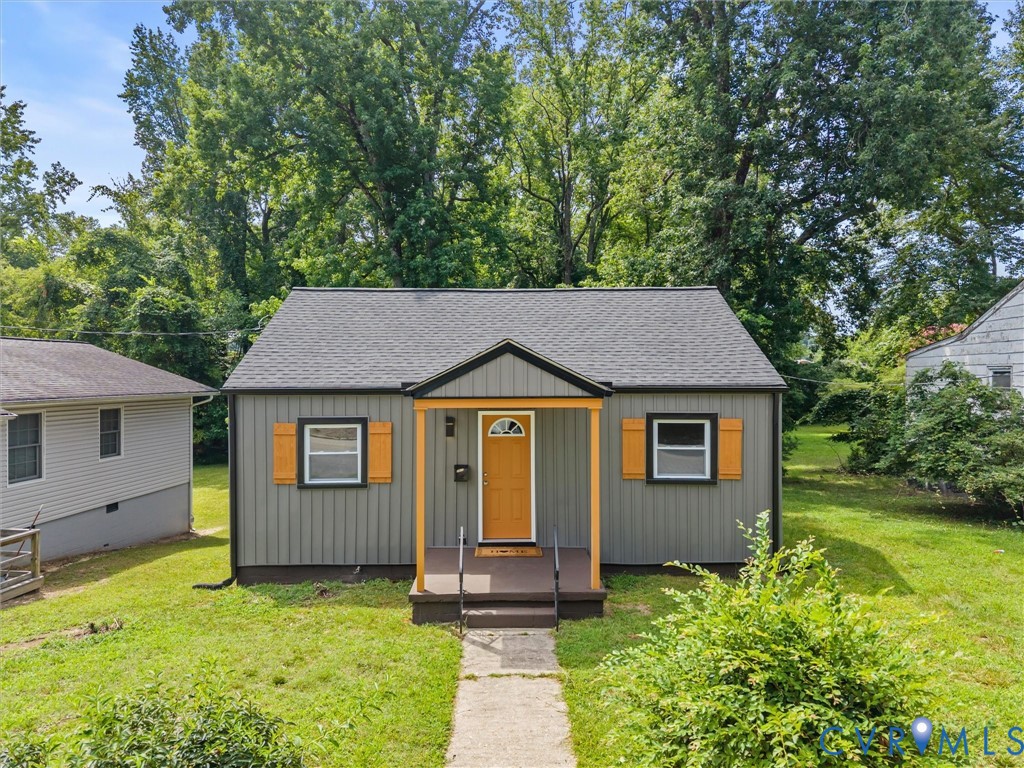 1820 Dupuy Road Petersburg, VA 23803 - Photo 26 of 36 Gray siding exterior with contrasting dark trim