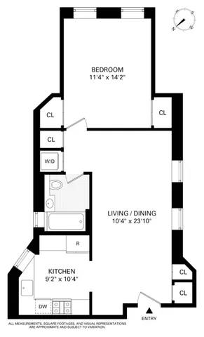 $599,000 | 371 West 117th Street, Unit 2E | Harlem