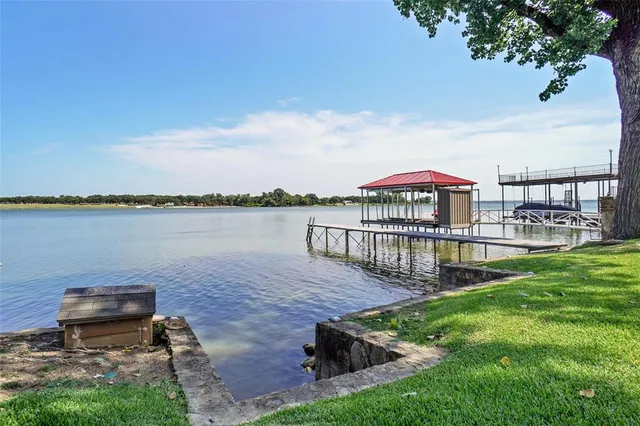 a view of a park with trees and grass