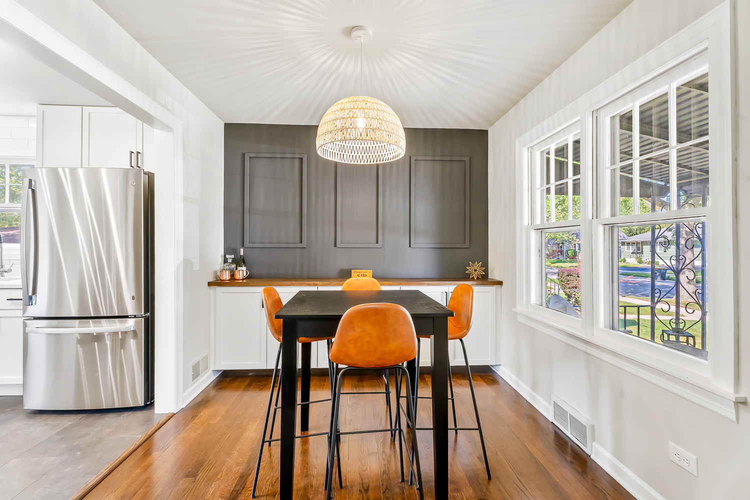 18540 Miller Drive Lansing, IL 60438 - Photo 13 of 57 a view of a dining room with furniture window and wooden floor
