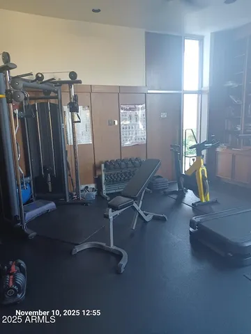 a view of water heater room