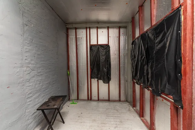 a view of a walk in closet