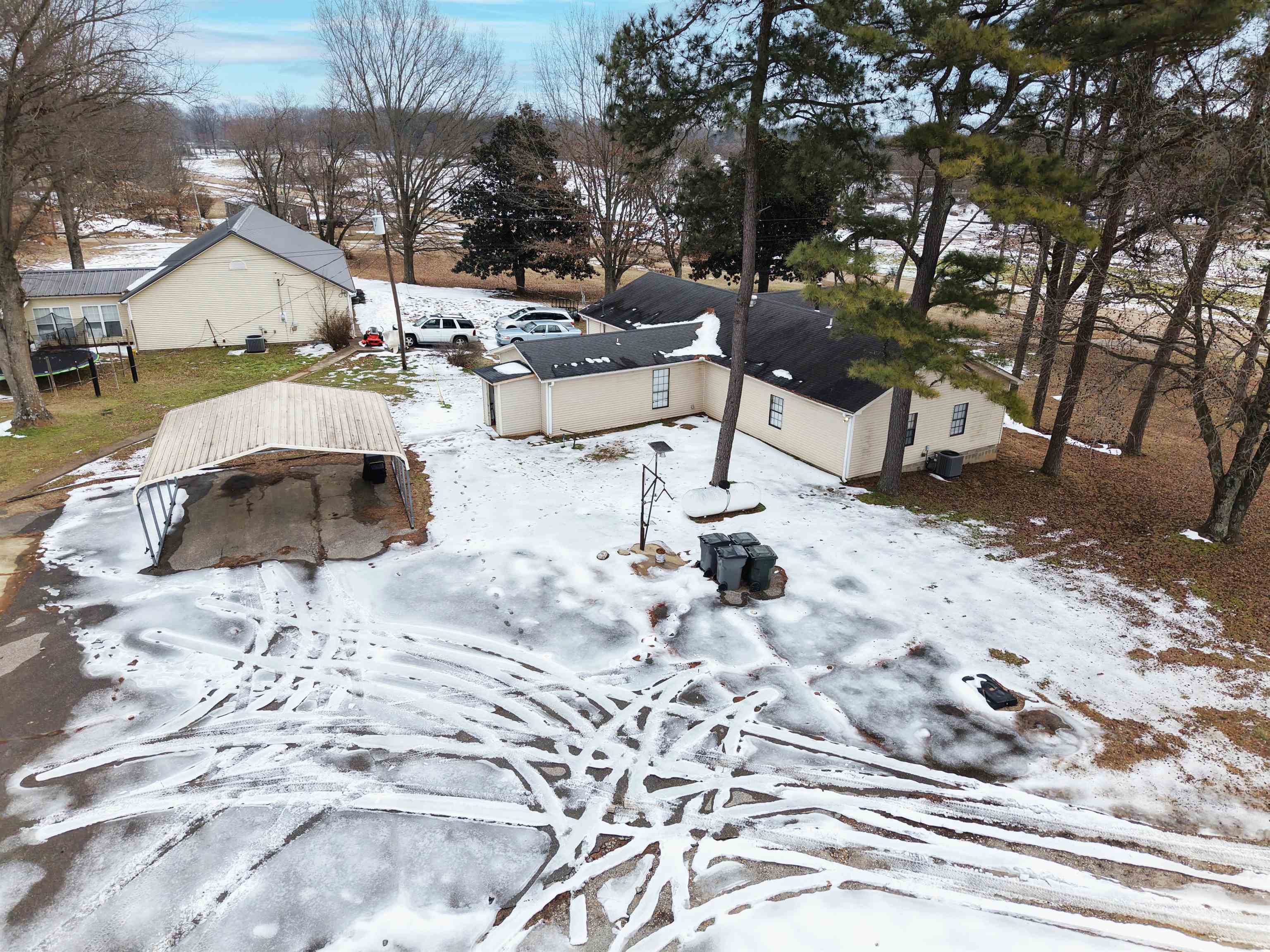 2142 Highway 70 Mason, TN 38049 - Photo 31 of 36 View of snowy aerial view