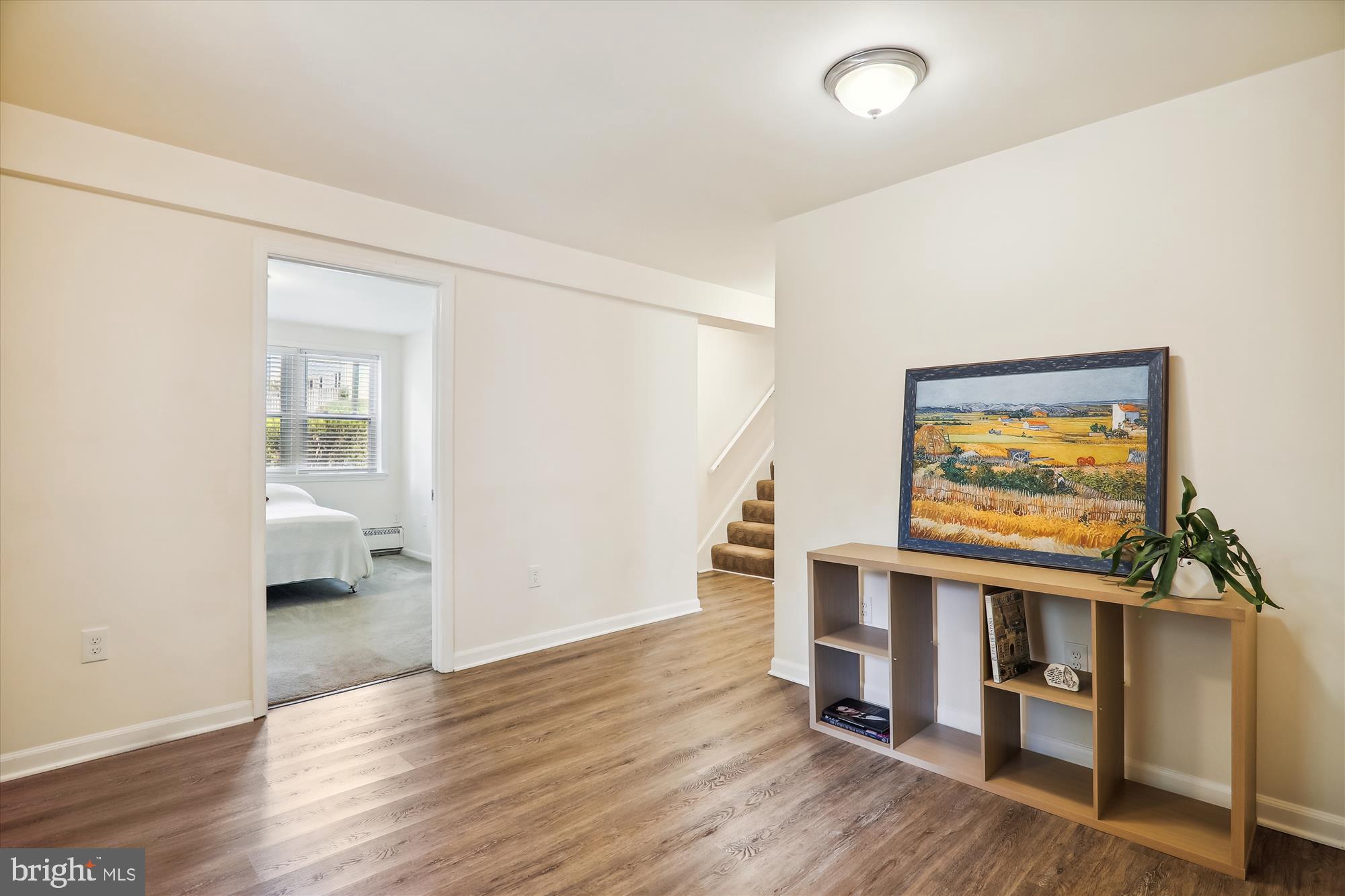 9805 Five Oaks Road Fairfax, VA 22031 - Photo 39 of 70 wooden floor in an empty room with a window