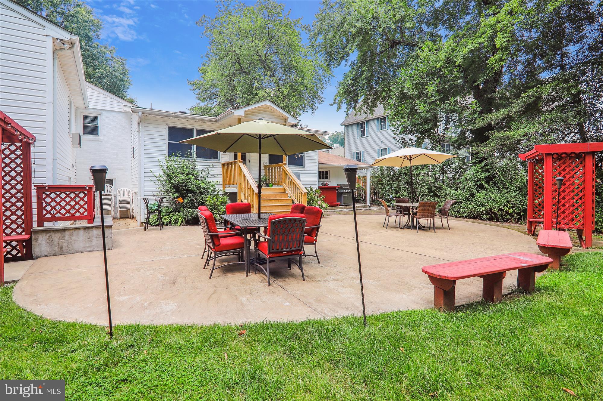 9805 Five Oaks Road Fairfax, VA 22031 - Photo 54 of 70 a view of outdoor space yard and patio