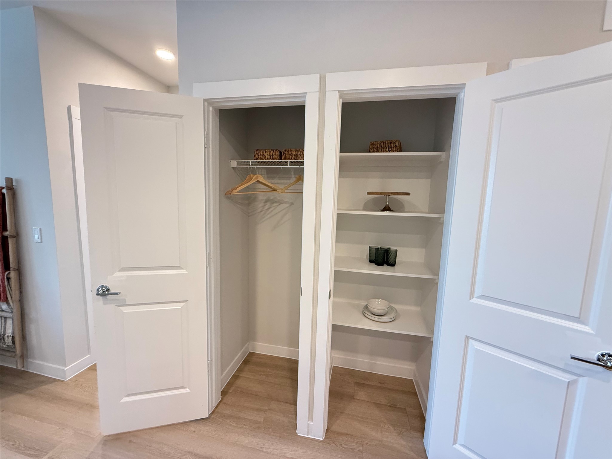 1610 Campbell Road, Unit B4 386 Houston, TX 77055 - Photo 11 of 12 a view of an entryway with wooden floor
