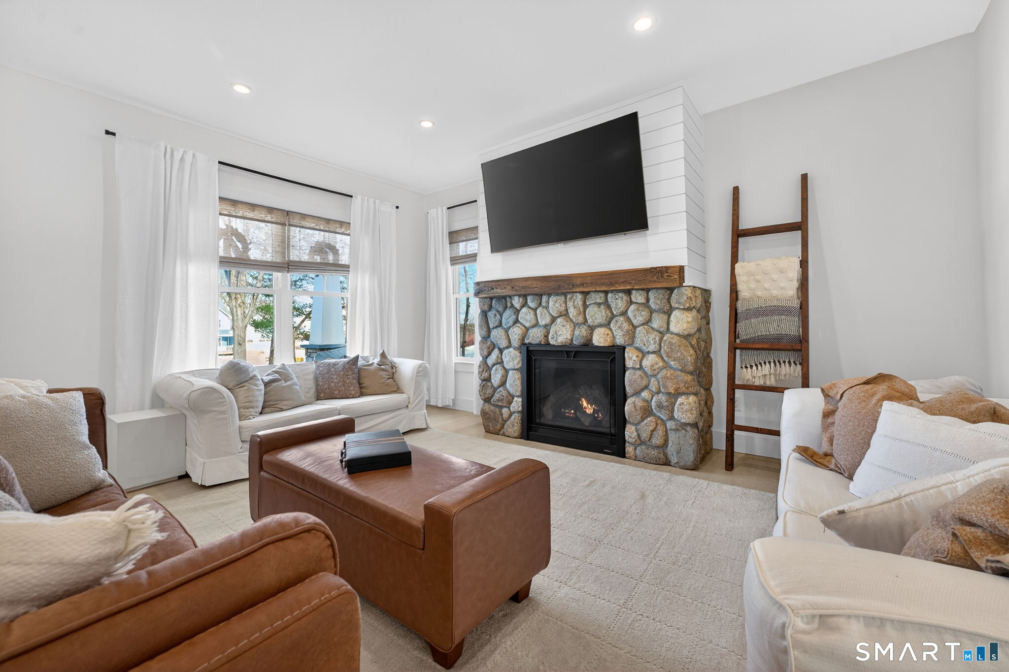 11 Ridgewood Club Road Prospect, CT 06712 - Photo 7 of 35 Stone fireplace welcomes you into your home