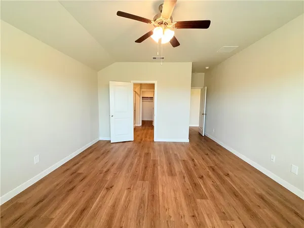 wooden floor in an empty room