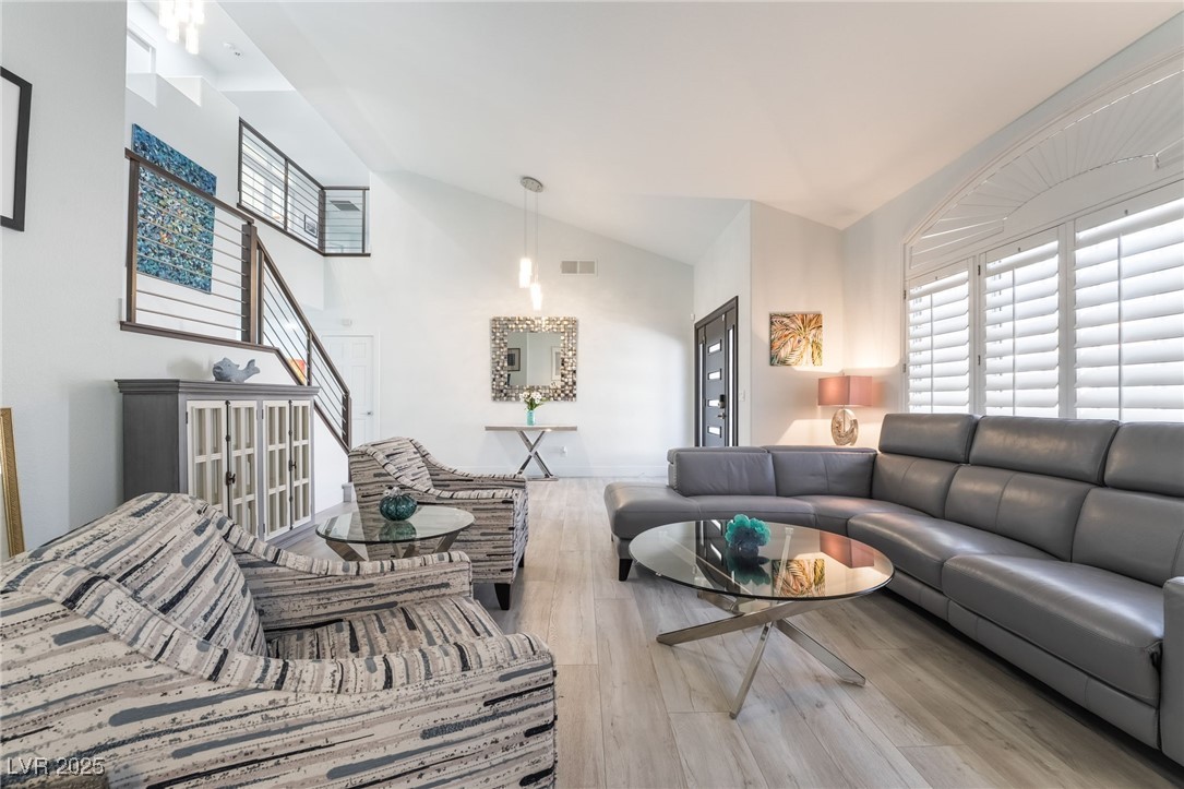 188 Carthage Street Henderson, NV 89074 - Photo 23 of 56 Living room with wood finished floors, plenty of n