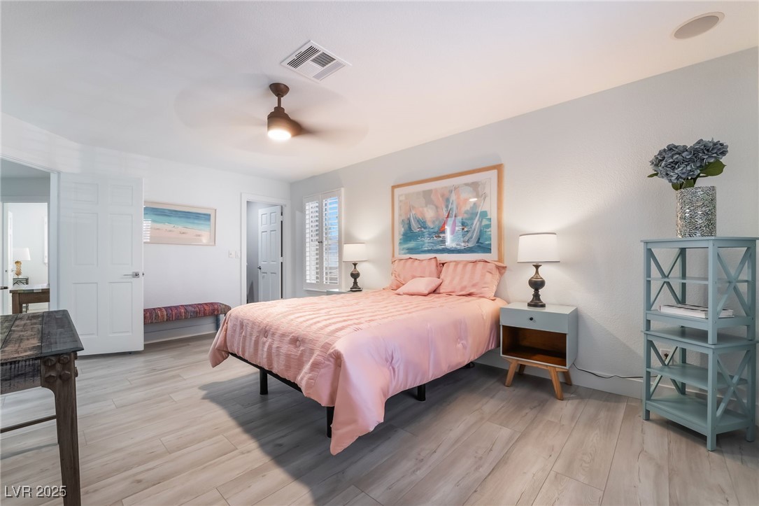 188 Carthage Street Henderson, NV 89074 - Photo 28 of 56 Bedroom featuring light wood-type flooring and cei