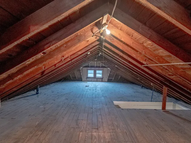a view of an outdoor space and wooden floor