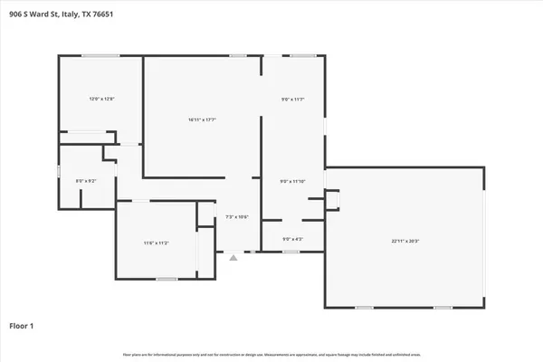 $315,000 | 906 South Ward Street, Italy, TX 76651