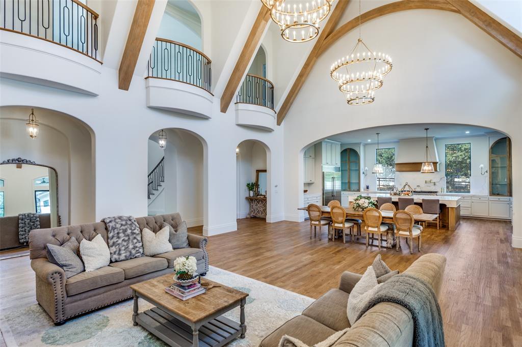 1133 Bourland Road Keller, TX 76248 - Photo 6 of 39 a living room with furniture fireplace and dining table