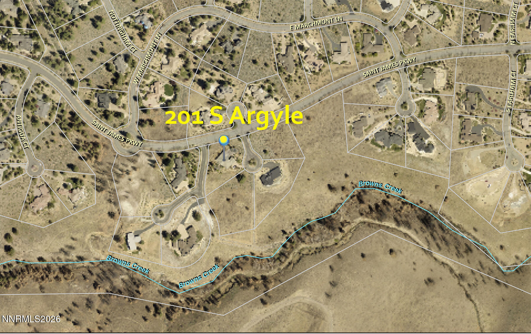 201 South Argyle Court Reno, NV 89511 - Photo 93 of 95 Washoe Co GIS Map
