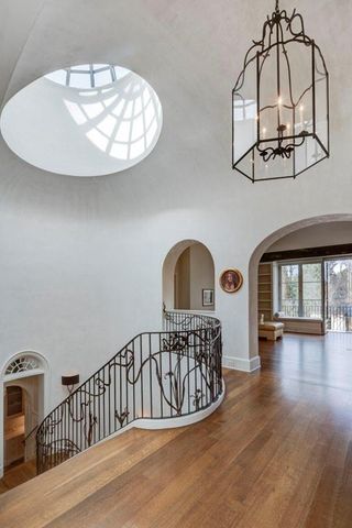 a view of entryway with a dining room