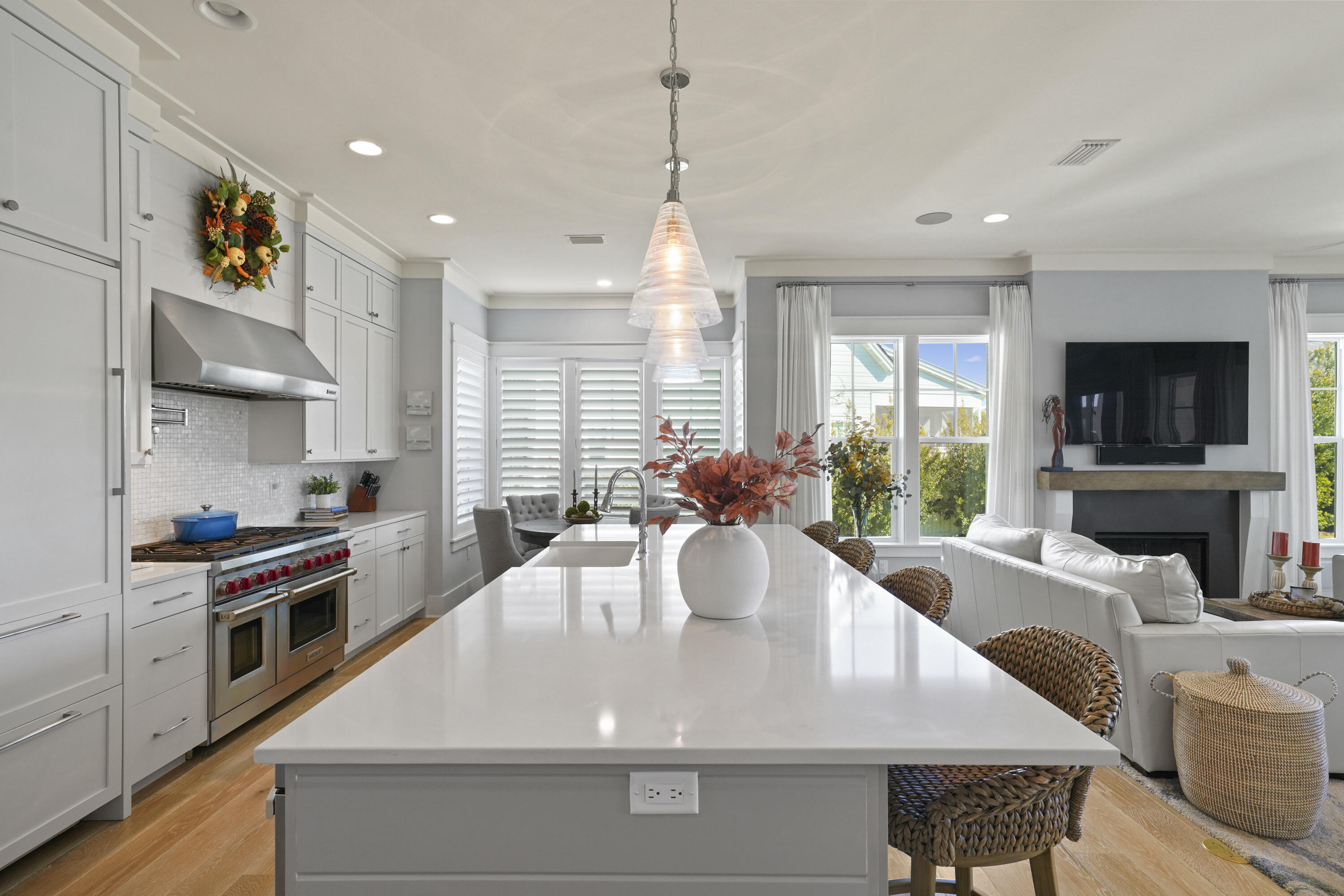 1060 Pathways Dr Inlet Beach Inlet Beach, FL 32461 - Photo 5 of 70 a large white kitchen with a large window