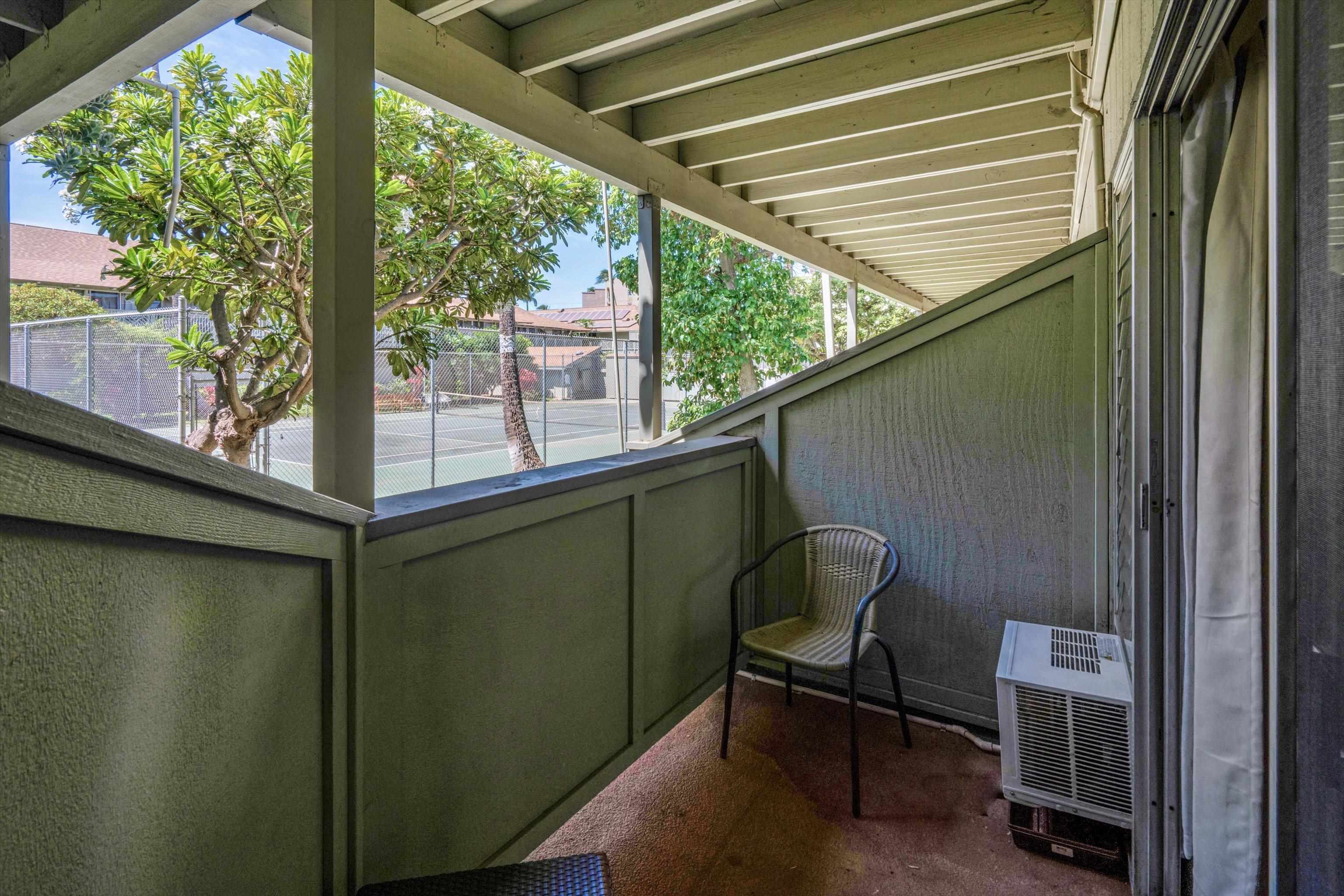 715 South Kihei Road, Unit B 120 Kihei, HI 96753 - Photo 19 of 36 a view of a chair and table in the balcony