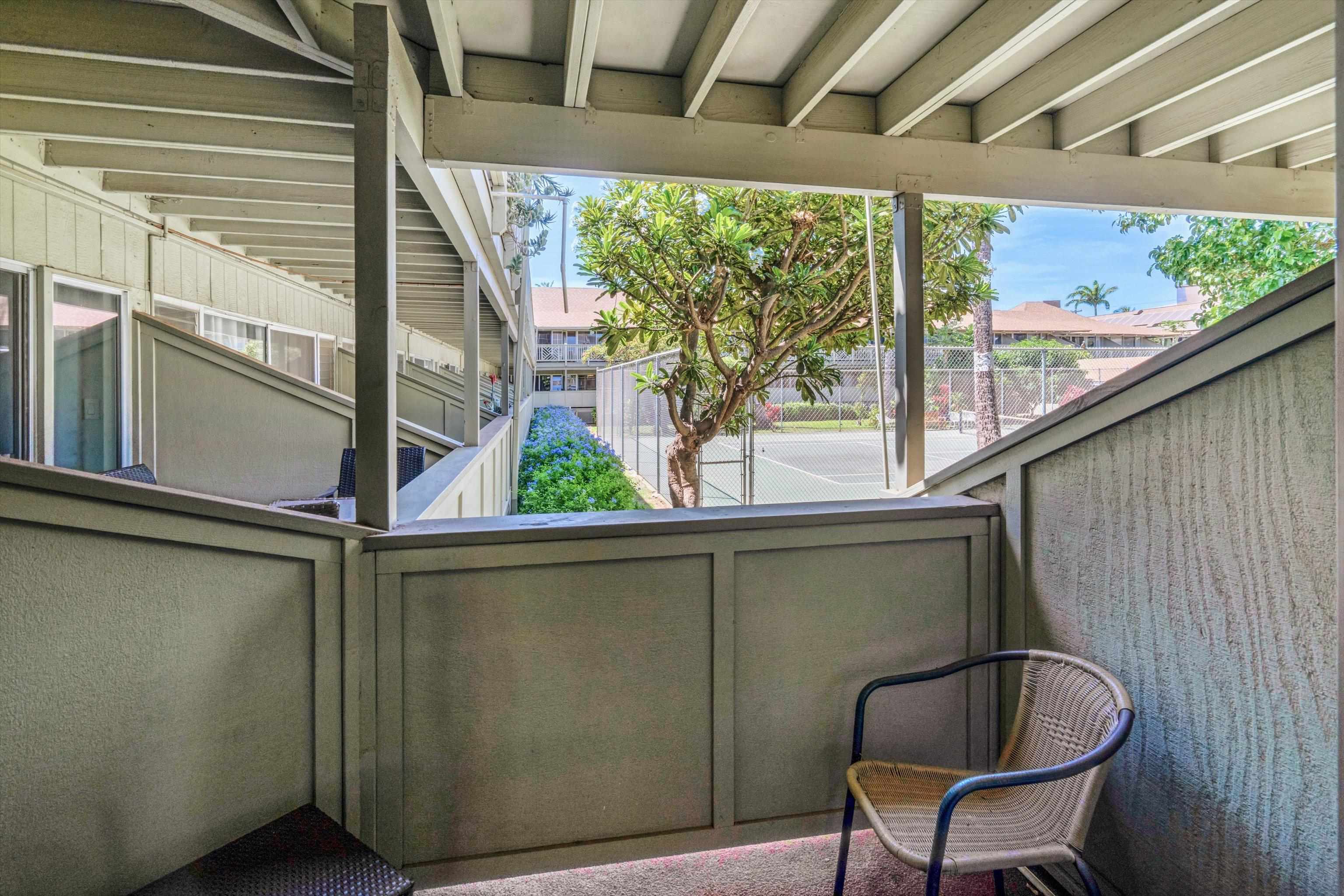 715 South Kihei Road, Unit B 120 Kihei, HI 96753 - Photo 21 of 36 a view of a chair and table in the balcony