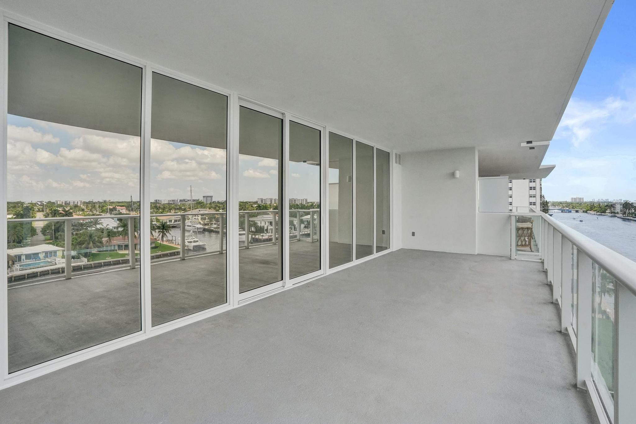 407 North Riverside Drive, Unit 602 Pompano Beach, FL 33062 - Photo 41 of 83 a view of an empty room and window