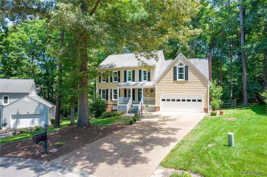 2303 Shadow Ridge Court Midlothian, VA 23112 - Photo 2 of 46 Double Width Driveway