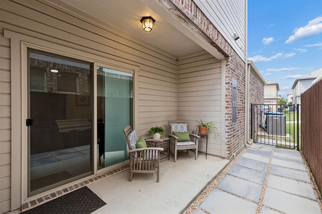 6527 Bowman Roberts Road Fort Worth, TX 76179 - Photo 25 of 27 Low-Maintenance Patio Designed For Easy Outdoor Living.
