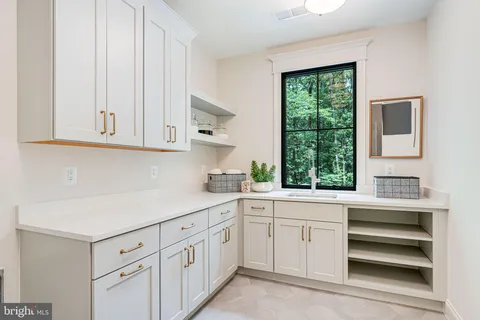 a living room with furniture a fireplace and a potted plant