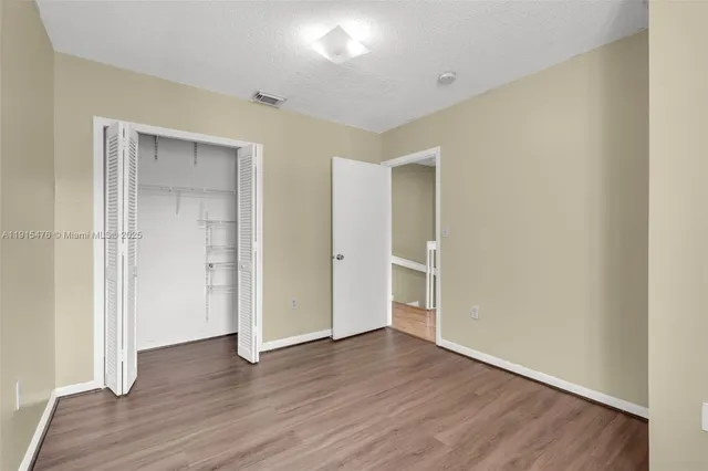 wooden floor in an empty room