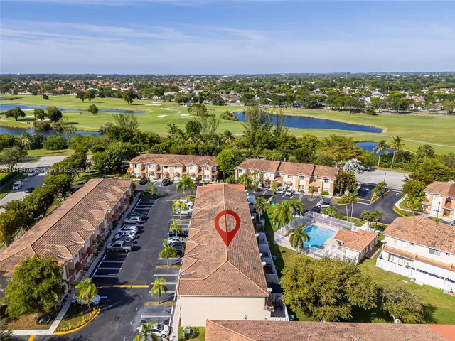 a view of city from balcony