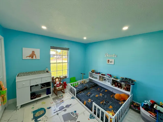 a room with furniture and a fireplace