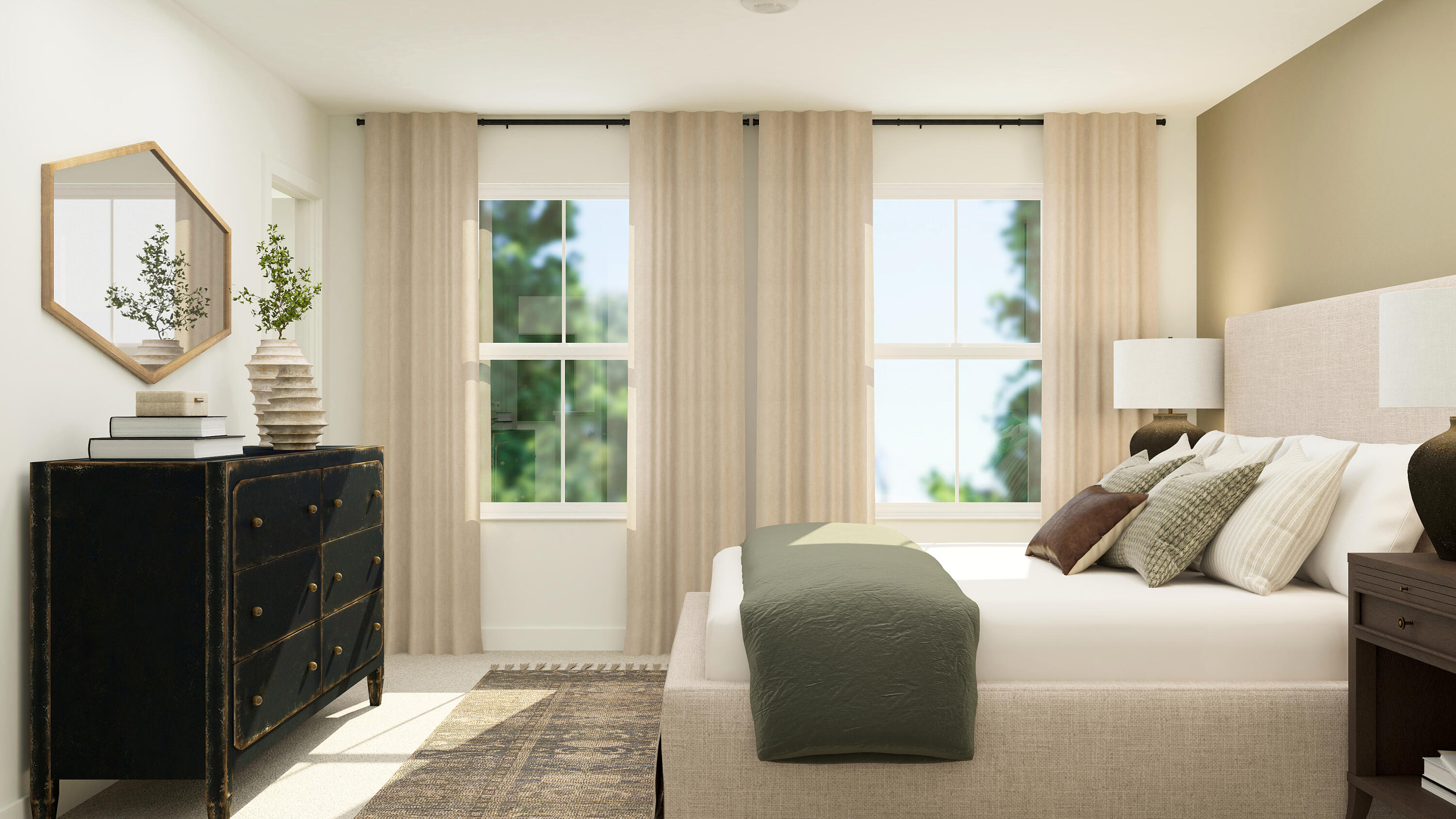 3792 Maple Street Portage, IN 46368 - Photo 13 of 21 a bedroom with a bed and a window