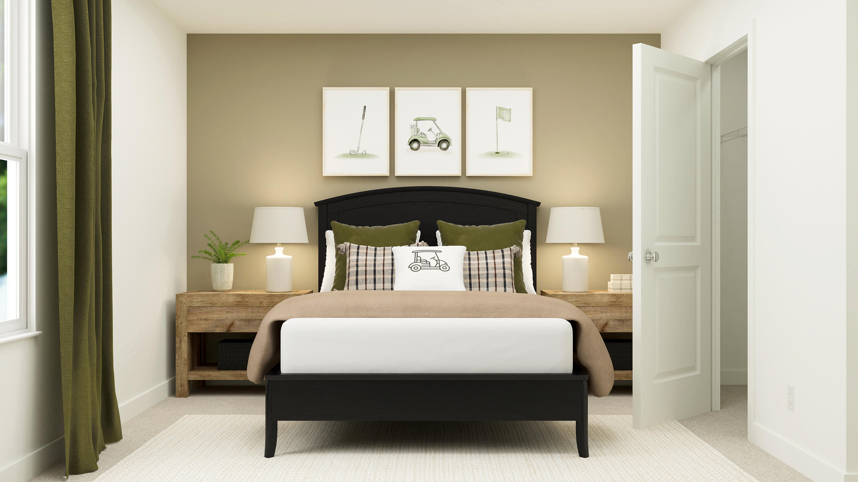 3792 Maple Street Portage, IN 46368 - Photo 17 of 21 a bedroom with a bed a table and chair